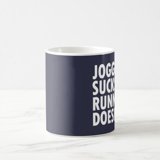 Jogging Sucks. Lopen doet het niet. Koffiemok (Center)