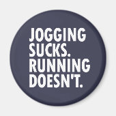 Jogging Sucks. Lopen doet het niet. Magneet (Voorkant)