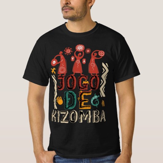 jogo de kizomba t-shirt (Voorkant)