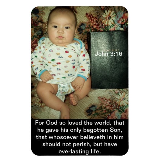 Joh 3:16 magneet (Verticaal)