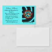 Johan Adkins Author of Prismland & Earth 1 Visitekaartje (Voorkant / Achterkant)