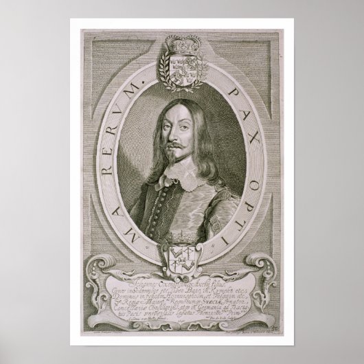 Johan Axelsson Oxenstierna (1611-57) graaf van Sod Poster (Voorkant)