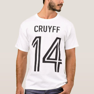 Johan Cruyff 14 Mannen Retro Holland Football Play T-shirt