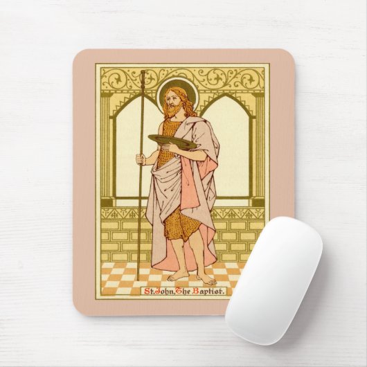 Johan de Doper (RLS 06) (Stijl 1) Muismat (Met muis)