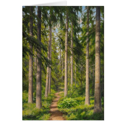 Johan Krouthén Solbelyst skogsstig CC0446 (Voorkant)