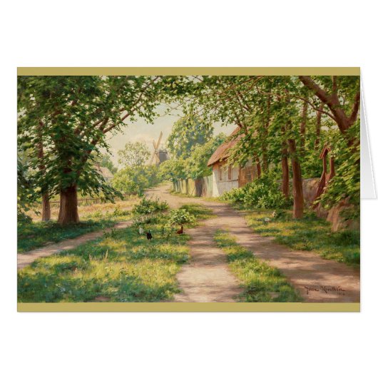 Johan Krouthén Sommarlandskap CC0447 (Voorkant Horizontaal)