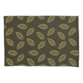 Johan Leafs TWArt FullPattern DarkGreenBG Kussensloop (Voorkant)