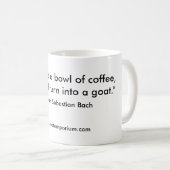 Johan Sebastian Bach's Coffee Mok (Voorkant rechts)