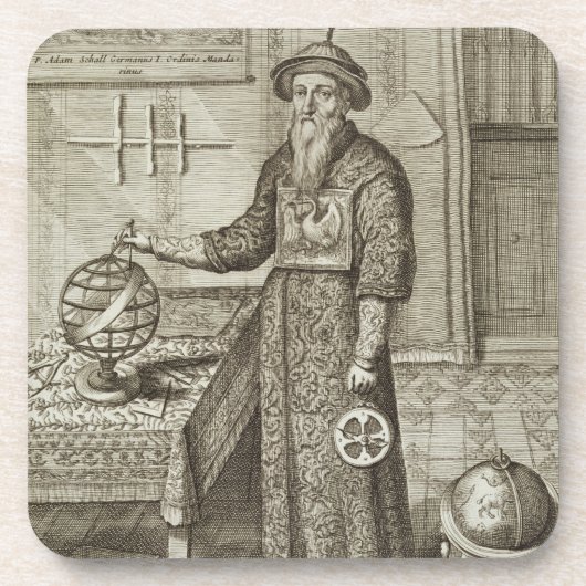 Johann Adam Schall von Bell (1591-1666) van 'Chin Bier Onderzetter (Voorkant)