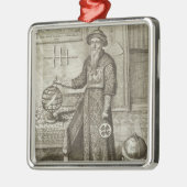 Johann Adam Schall von Bell (1591-1666) van 'Chin Metalen Ornament (Links)