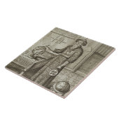 Johann Adam Schall von Bell (1591-1666) van 'Chin Tegeltje (Zijkant)