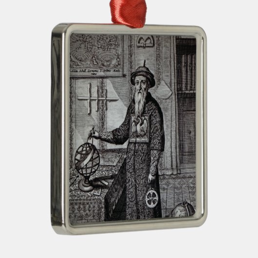 Johann Adam Schall von Bell Metalen Ornament (Rechts)