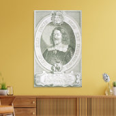 Johann Adler Salvius (1590-1652) van 'Portraits d' Canvas Afdruk (Insitu (Woonkamer))