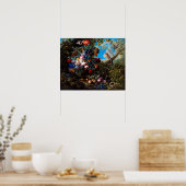 Johann Baptist Drechsler: Grote florale stilstand Poster (Keuken)