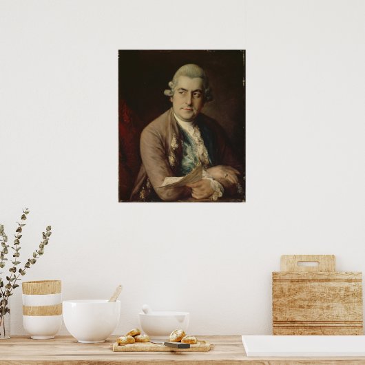 Johann Christelijk Bach, 1776 Poster (Keuken)