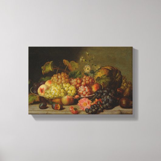 Johann Georg Seitz  Fruit Canvas Afdruk (Voorkant)