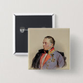 Johann Joseph Wenzel Vierkante Button 5,1 Cm (Voorkant /achterkant)