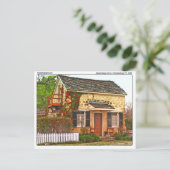 Johann Knopp Home, Fredericksburg, TX Briefkaart (Staand voorkant)