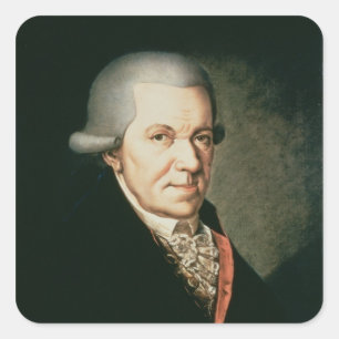 Johann Michael Haydn , broer van componist Vierkante Sticker