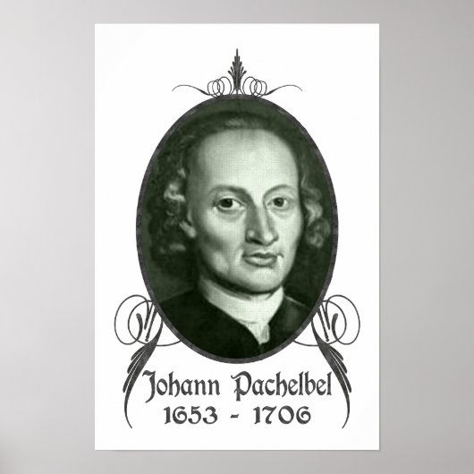 Johann Pachelbel Poster (Voorkant)