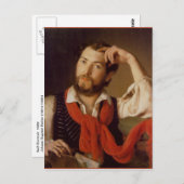 Johann Reiter Self-Portrait Briefkaart (Voorkant / Achterkant)