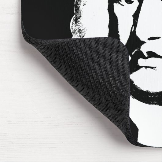 Johann Sebastian Bach abstrakt in Schwarz und weiß Muismat (Hoek)