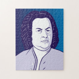 Johann Sebastian Bach als Puzzle Legpuzzel