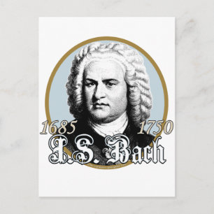 Johann Sebastian Bach Briefkaart