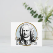 Johann Sebastian Bach Briefkaart (Staand voorkant)