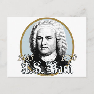 Johann Sebastian Bach Briefkaart