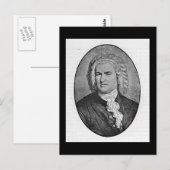Johann Sebastian Bach Briefkaart (Voorkant / Achterkant)