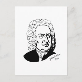 Johann Sebastian Bach Briefkaart