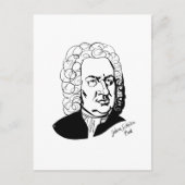 Johann Sebastian Bach Briefkaart (Voorkant)