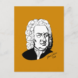 Johann Sebastian Bach Briefkaart
