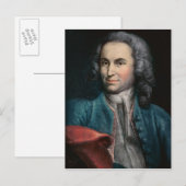 Johann Sebastian Bach c.1715 Briefkaart (Voorkant / Achterkant)
