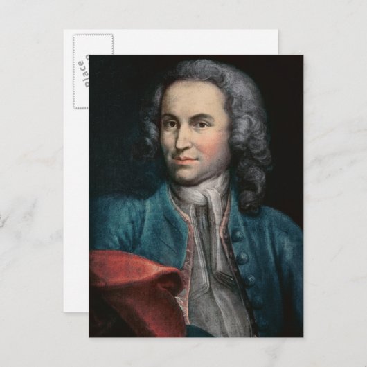 Johann Sebastian Bach c.1715 Briefkaart (Voorkant / Achterkant)