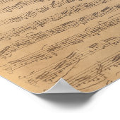 Johann Sebastian Bach - Chaconne Poster (Hoek)