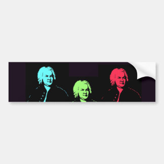 Johann Sebastian Bach Collage Bumpersticker