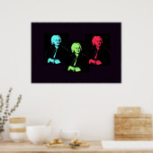 Johann Sebastian Bach Collage Poster (Keuken)