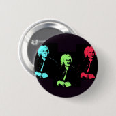 Johann Sebastian Bach Collage Ronde Button 5,7 Cm (Voorkant /achterkant)