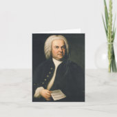 Johann Sebastian Bach - Composer Feestdagen Kaart (Voorkant)