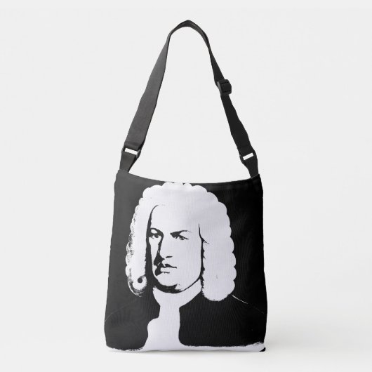 Johann Sebastian Bach Crossbody Tas (Voorkant)