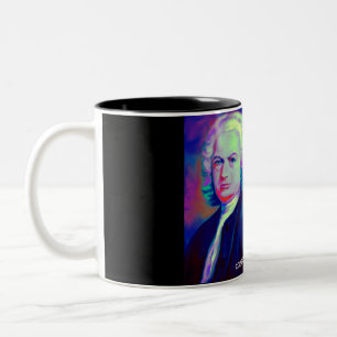 Johann Sebastian Bach en Quote Coffee Mok