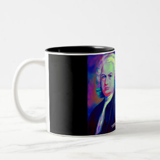 Johann Sebastian Bach en Quote Coffee Mok