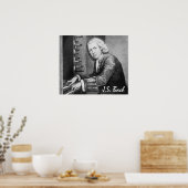 Johann Sebastian Bach Fine Art Poster (Keuken)