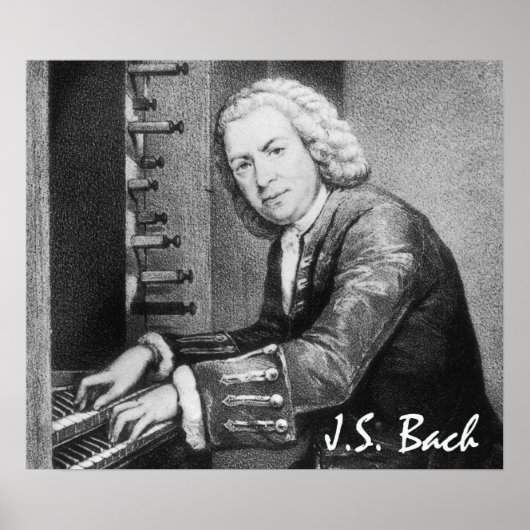 Johann Sebastian Bach Fine Art Poster (Voorkant)