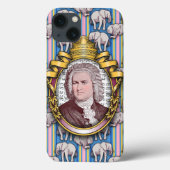 Johann Sebastian Bach iPhone Case (Achterkant)