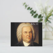 Johann Sebastian Bach Items Briefkaart (Staand voorkant)