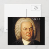 Johann Sebastian Bach Items Briefkaart (Voorkant / Achterkant)