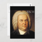 Johann Sebastian Bach Items Briefkaart (Voorkant / Achterkant)